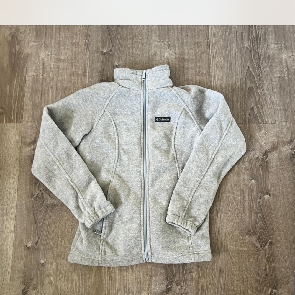 Columbia Women Gray Fleece Jacket